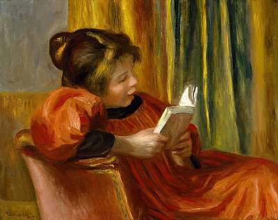 Olvasó lány (1886) (fotótapéta) - vászonkép, falikép otthonra és irodába