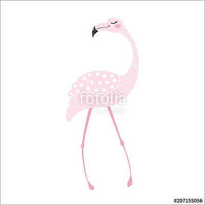 A flamingo (bögre) - vászonkép, falikép otthonra és irodába