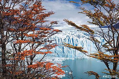 Glacier Perito Moreno, National Park Los Glasyares, Patagonia, A (poszter) - vászonkép, falikép otthonra és irodába