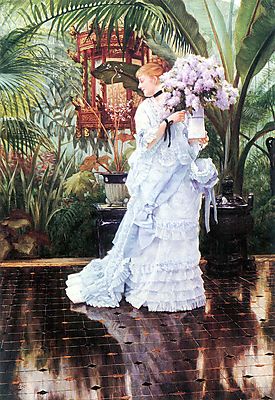 Nő virággal (poszter) - vászonkép, falikép otthonra és irodába