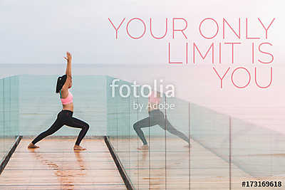 Your only limit is You (többrészes kép) - vászonkép, falikép otthonra és irodába