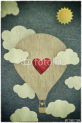 Szerelme az égig ér (keretezett kép) - vászonkép, falikép otthonra és irodába