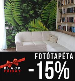 BLACK FRIDAY -20% TAPÉTA AKCIÓ