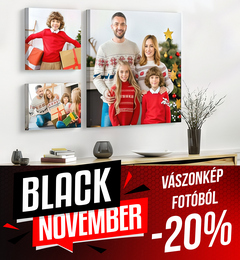 Black Friday Vászonkép Fotóból Akció