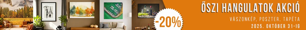 Őszi Falikép és Vászonkép akció