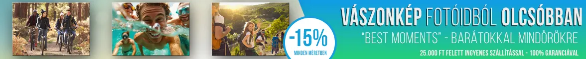 VÁSZONKÉP rendelés és nyomtatás fotóról banner