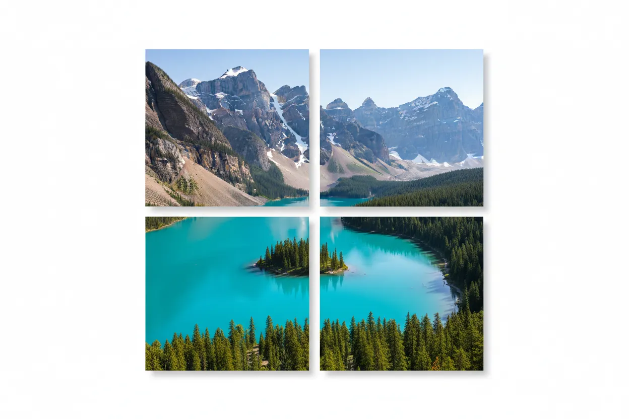 BOX B03 többrészes vászonkép sablon