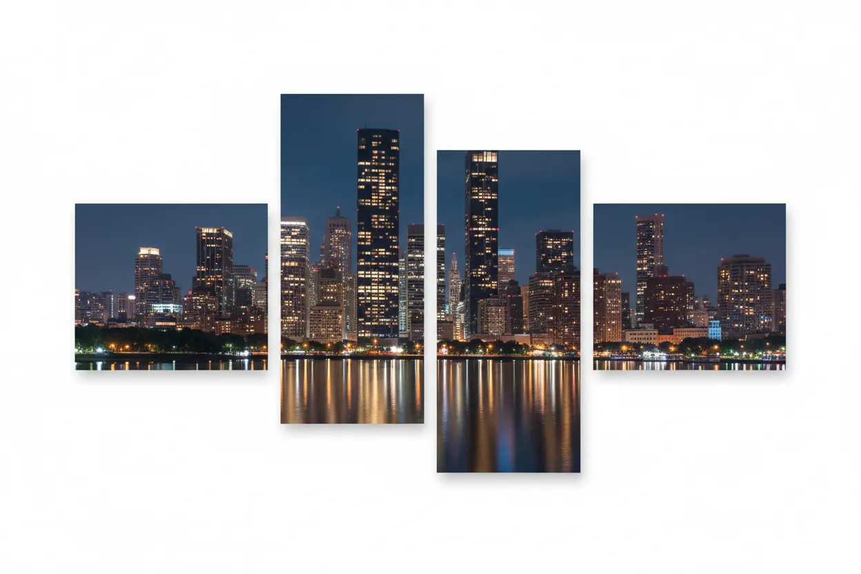 ART S02 többrészes vászonkép sablon