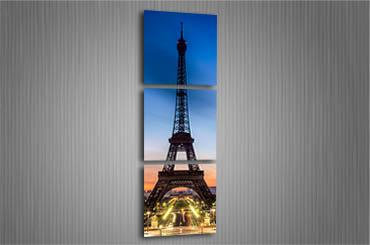 Több részből álló vászonkép - Párizs, Eiffel-torony