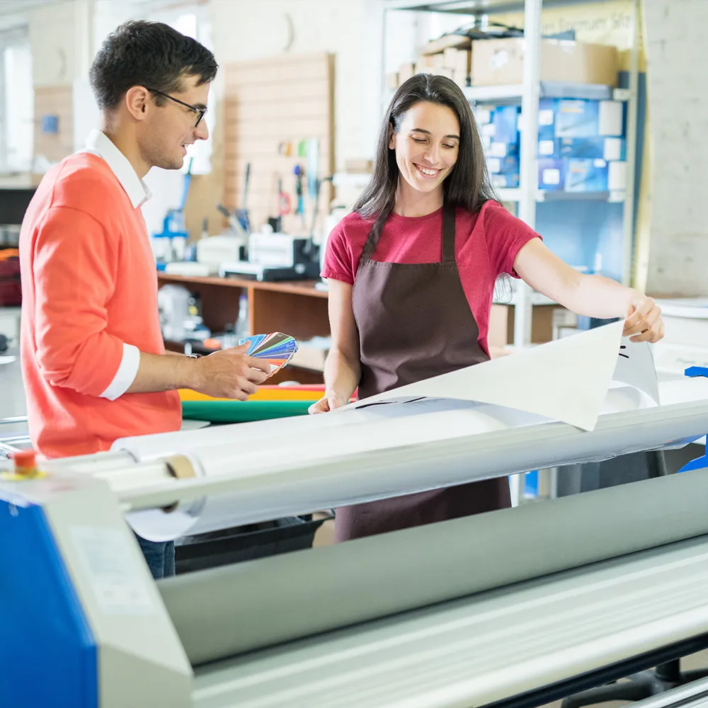 Vászonkép műhely életkép