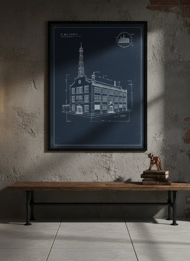 Plakátok - indusztriális stílusban