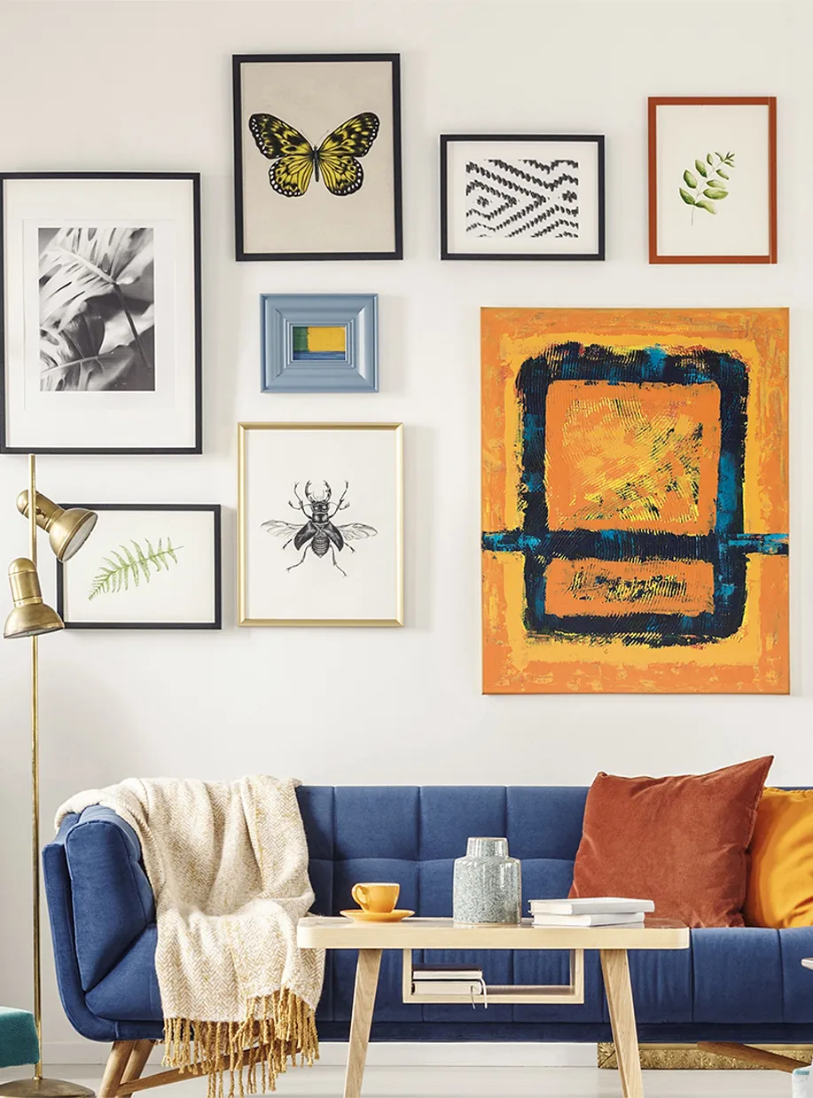 Keretezés - Bohó, eklektikus stílusban