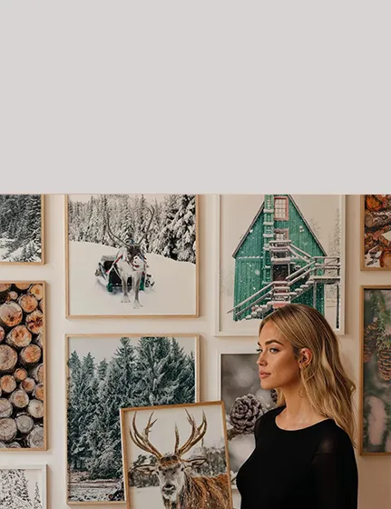 Képkeretezés, keretezett faliképek, poszterek