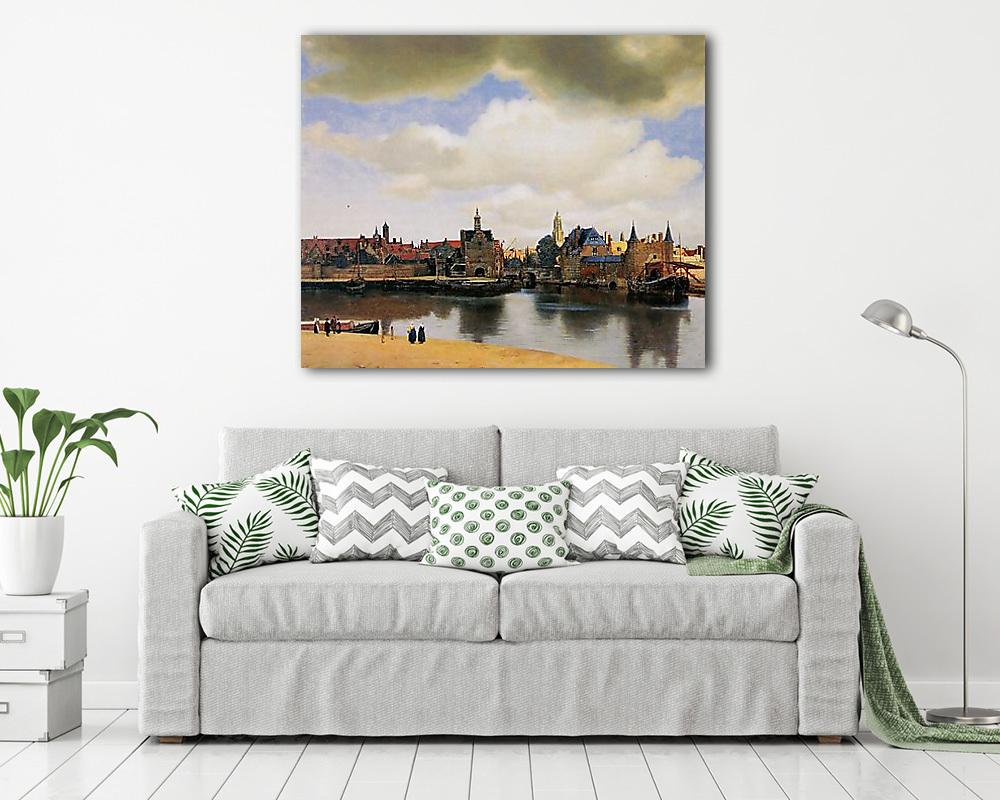 Delft látképe (poszter) - vászonkép, falikép otthonra és irodába