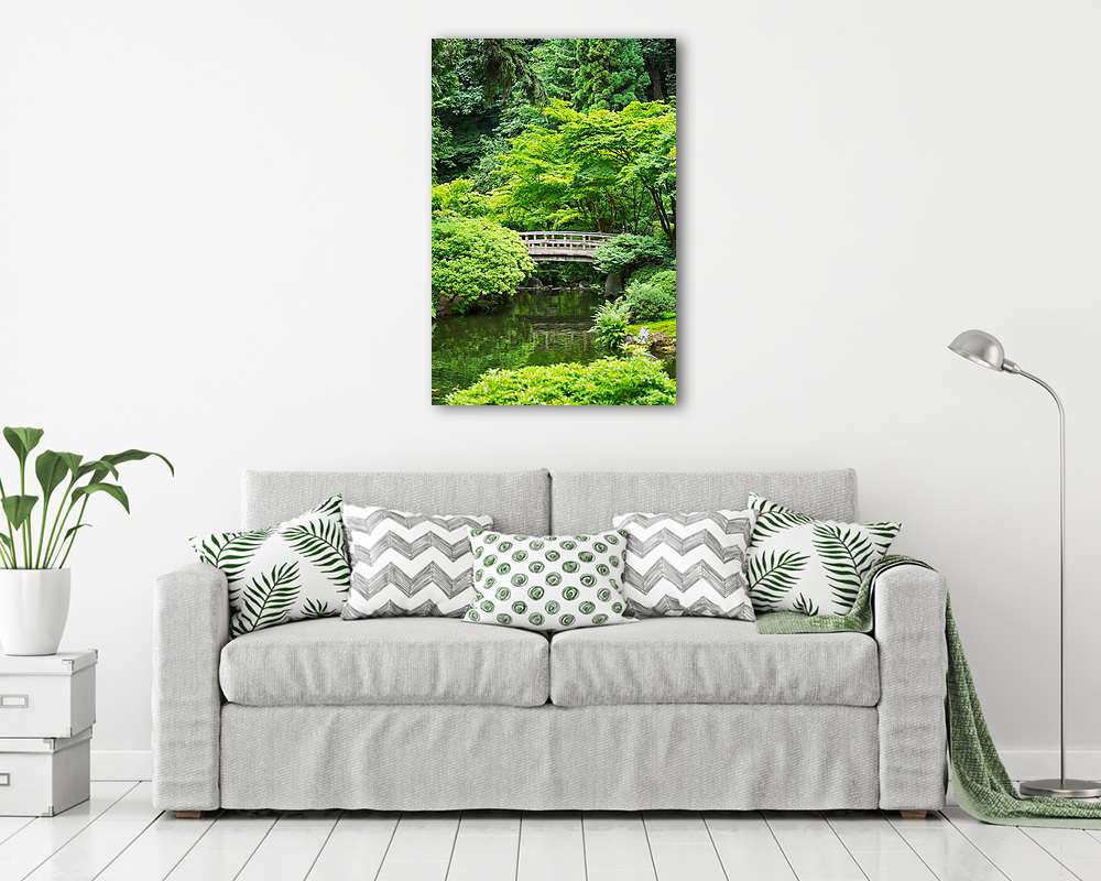 Gyönyörű japán kert - vászonkép, falikép vásárlás Gyönyörű japán kert (vászonkép) - vászonkép, falikép otthonra és irodába