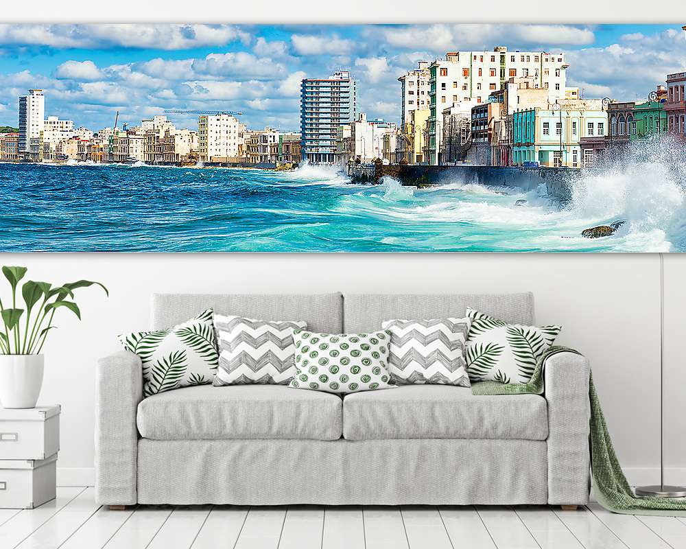 Panoráma a havannai látképre - vászonkép, falikép vásárlás Panoráma a havannai látképre (vászonkép) - vászonkép, falikép otthonra és irodába