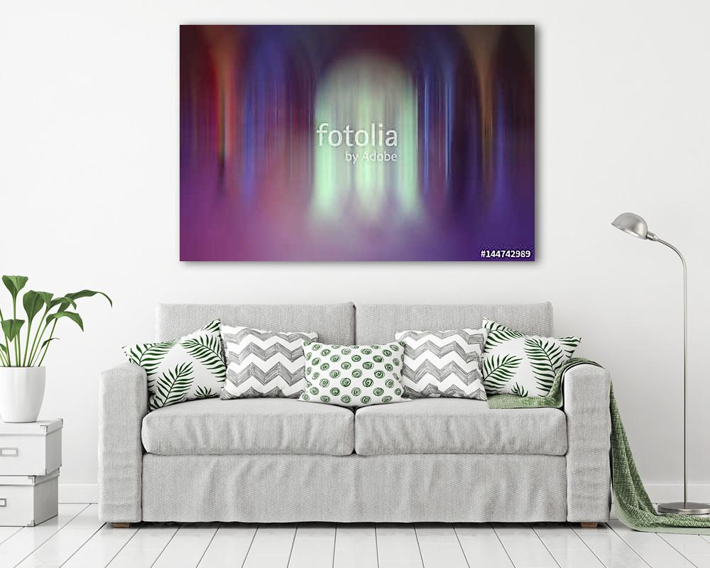 abstract motion background multicolored gradient, vertical lines (többrészes kép) - vászonkép, falikép otthonra és irodába