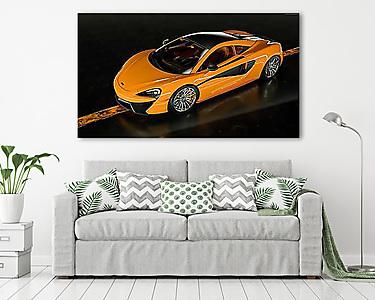 McLaren 570s - Orange (vászonkép) - vászonkép, falikép otthonra és irodába