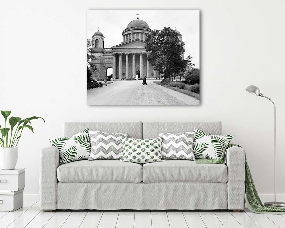 Esztergom Bazilika (1938) - vászonkép, falikép vásárlás Esztergom Bazilika (1938) (vászonkép) - vászonkép, falikép otthonra és irodába