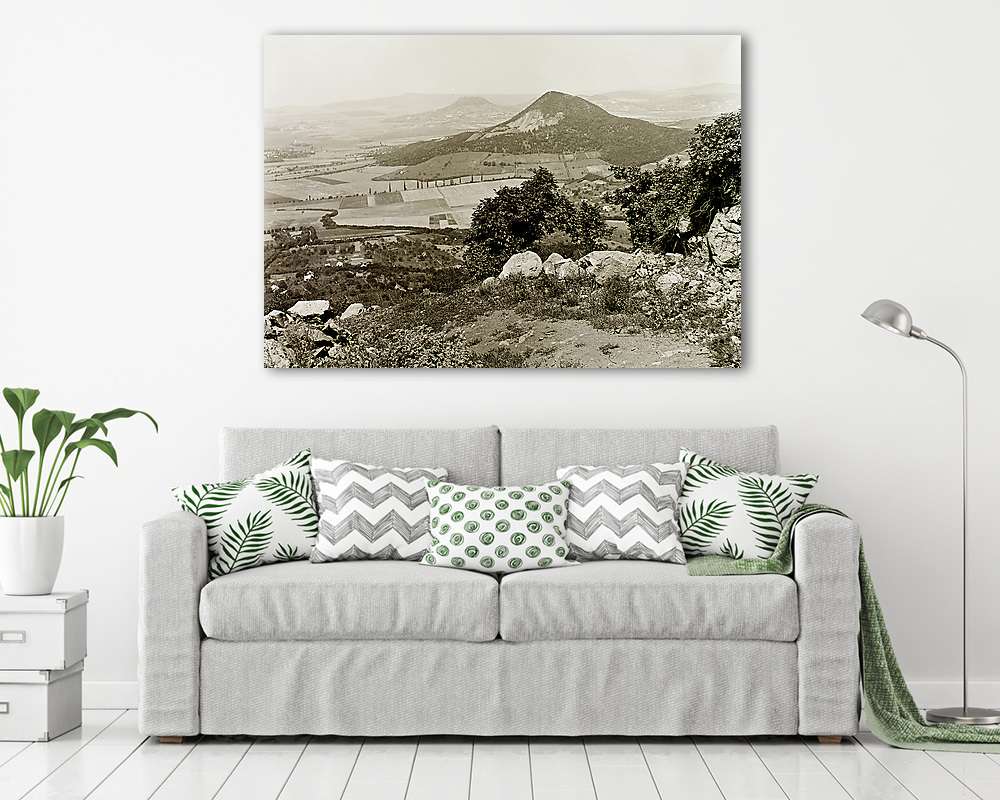 Kilátás a Badacsonyról 1934 - vászonkép, falikép vásárlás Kilátás a Badacsonyról 1934 (vászonkép) - vászonkép, falikép otthonra és irodába