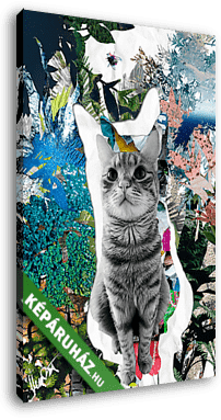 Cat&Fly (MenzArt) - vászonkép 3D látványterv