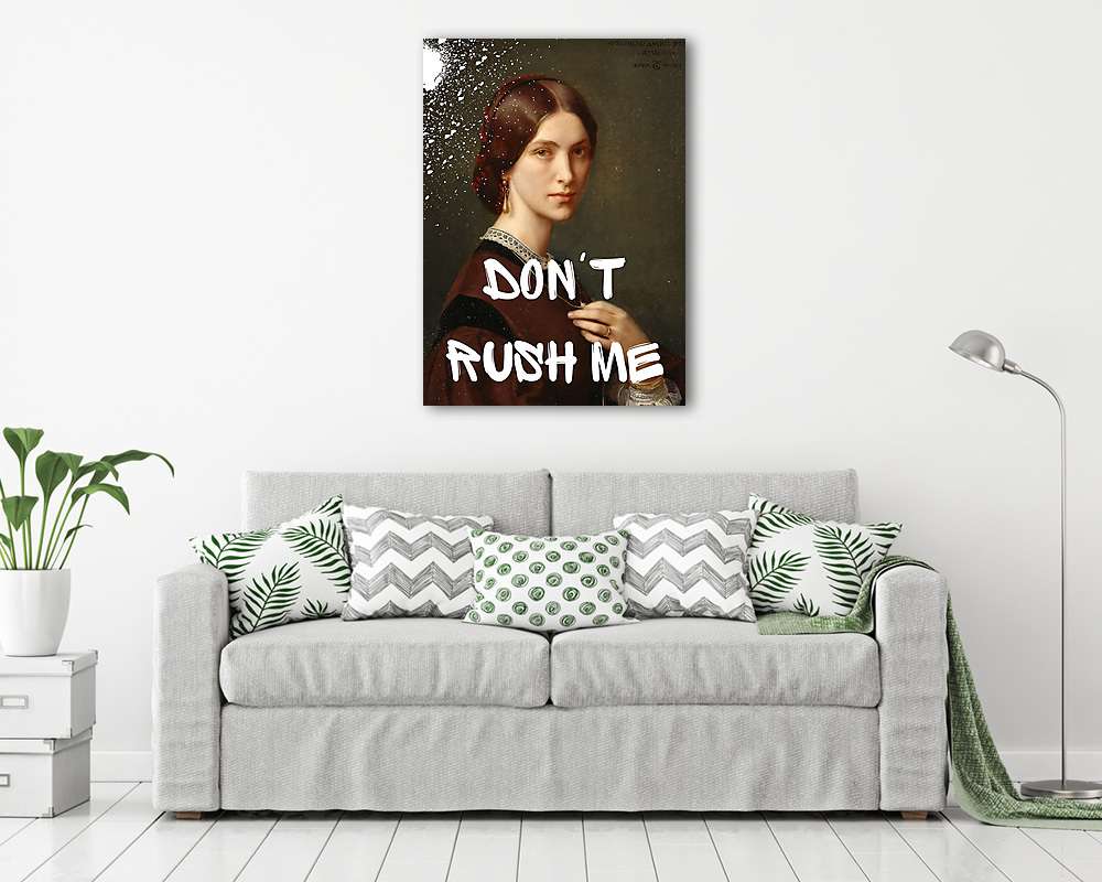 Don't rush me - de tényleg ne (Barokk & Graffiti) - vászonkép, falikép vásárlás Don't rush me - de tényleg ne (Barokk & Graffiti) (vászonkép) - vászonkép, falikép otthonra és irodába