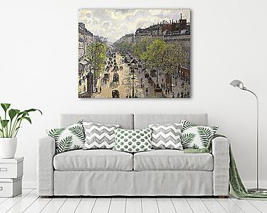 A Montmartre sugárút tavasszal (vászonkép) - vászonkép, falikép otthonra és irodába