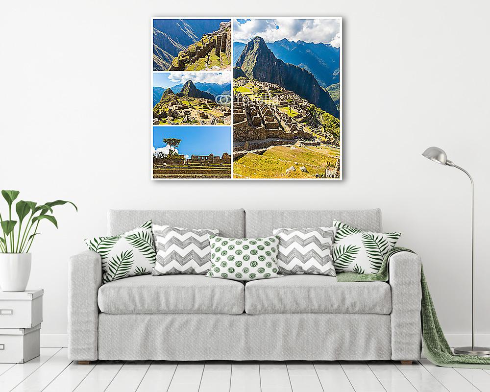 Titokzatos város - Machu Picchu, Peru, Dél-Amerika. - vászonkép, falikép vásárlás Titokzatos város - Machu Picchu, Peru, Dél-Amerika. (fotótapéta) - vászonkép, falikép otthonra és irodába