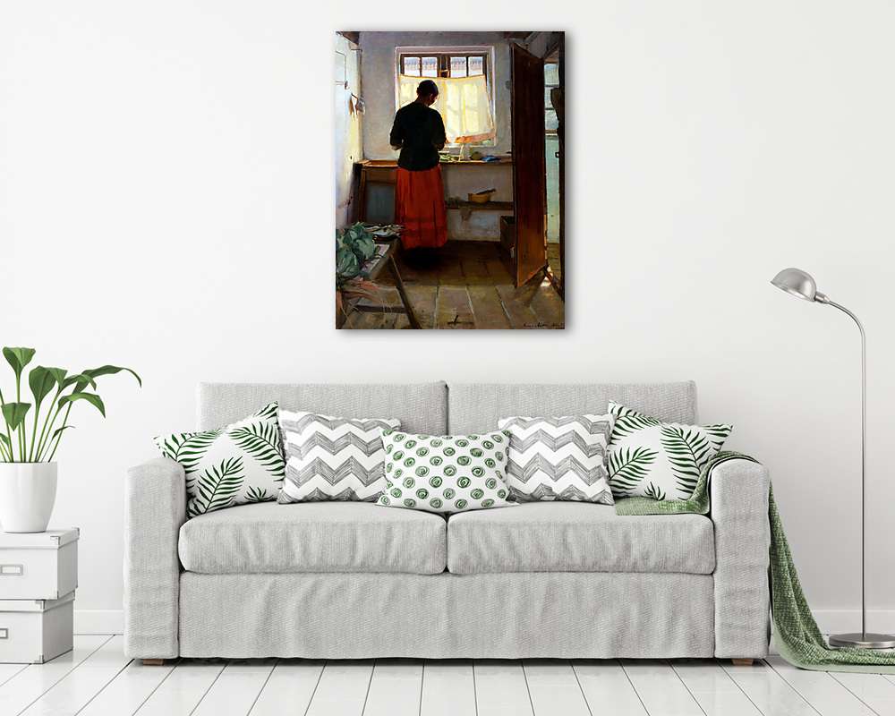 Nő a konyhában - vászonkép, falikép vásárlás Nő a konyhában (vászonkép) - vászonkép, falikép otthonra és irodába