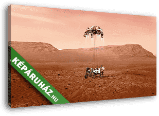 Perseverance landolása a Marson (Illusztráció) - vászonkép 3D látványterv
