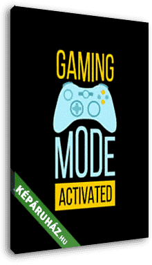 Gaming mode activated - vászonkép 3D látványterv