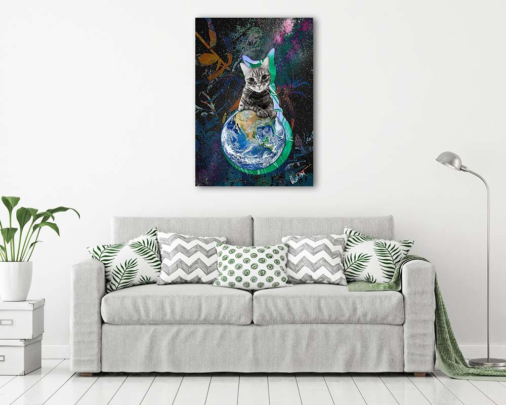 Cat (MenzArt) - vászonkép, falikép vásárlás Cat (MenzArt) (vászonkép) - vászonkép, falikép otthonra és irodába