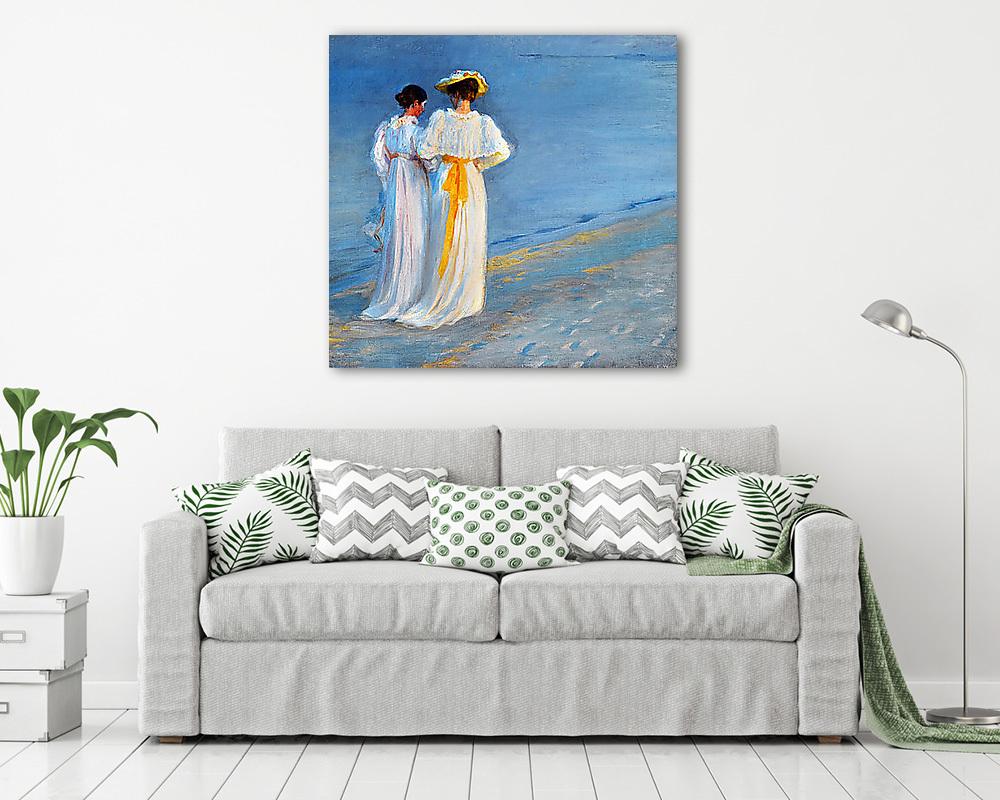 Skagen-i tengerparton - Színverzió 1. (részlet) (vászonkép) - vászonkép, falikép otthonra és irodába