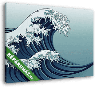 Great Wave - vászonkép 3D látványterv