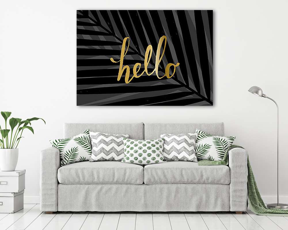 Hello - vászonkép, falikép vásárlás Hello (keretezett kép) - vászonkép, falikép otthonra és irodába