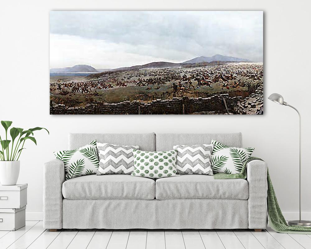 Magyarok bejövetele - panoráma részlet 2. (vászonkép) - vászonkép, falikép otthonra és irodába