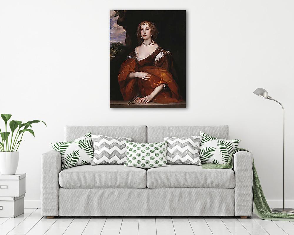 Mary Hill portréja (keretezett kép) - vászonkép, falikép otthonra és irodába