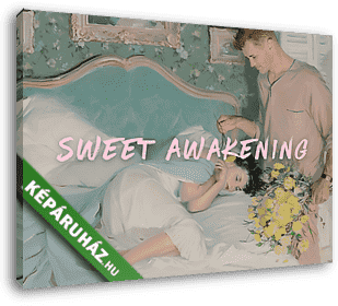 Sweet awakening (Barokk & Graffiti) - vászonkép 3D látványterv