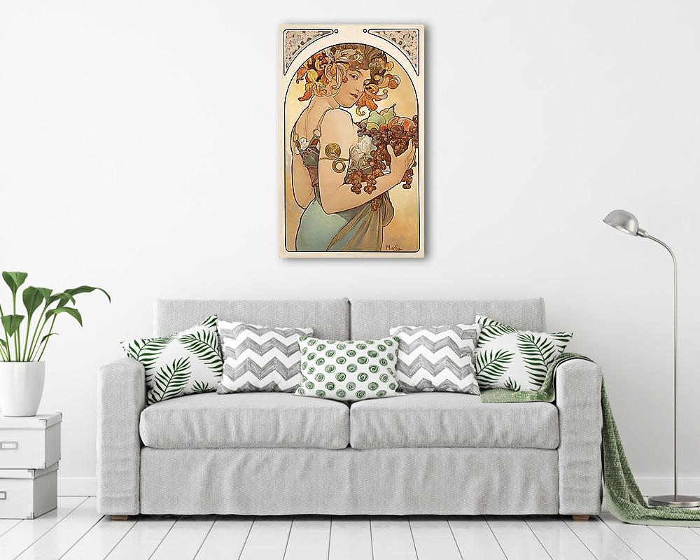 Gyümölcsök (1897) (bögre) - vászonkép, falikép otthonra és irodába