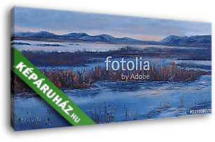Medve-folyó menedéke - vászonkép 3D látványterv