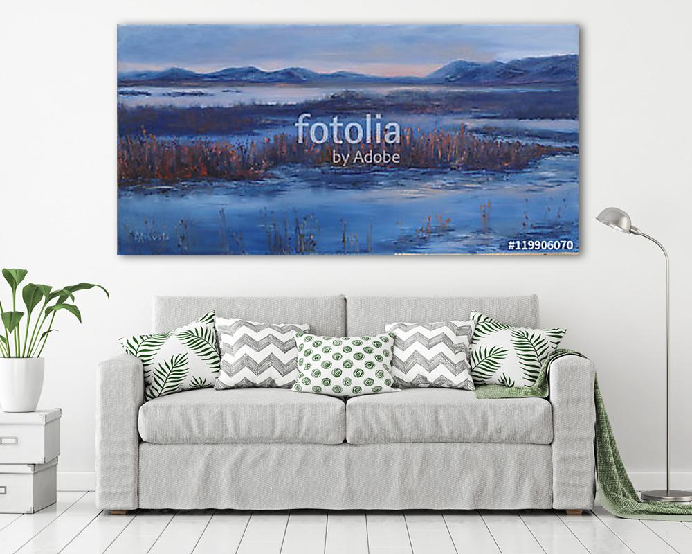 Medve-folyó menedéke (vászonkép) - vászonkép, falikép otthonra és irodába