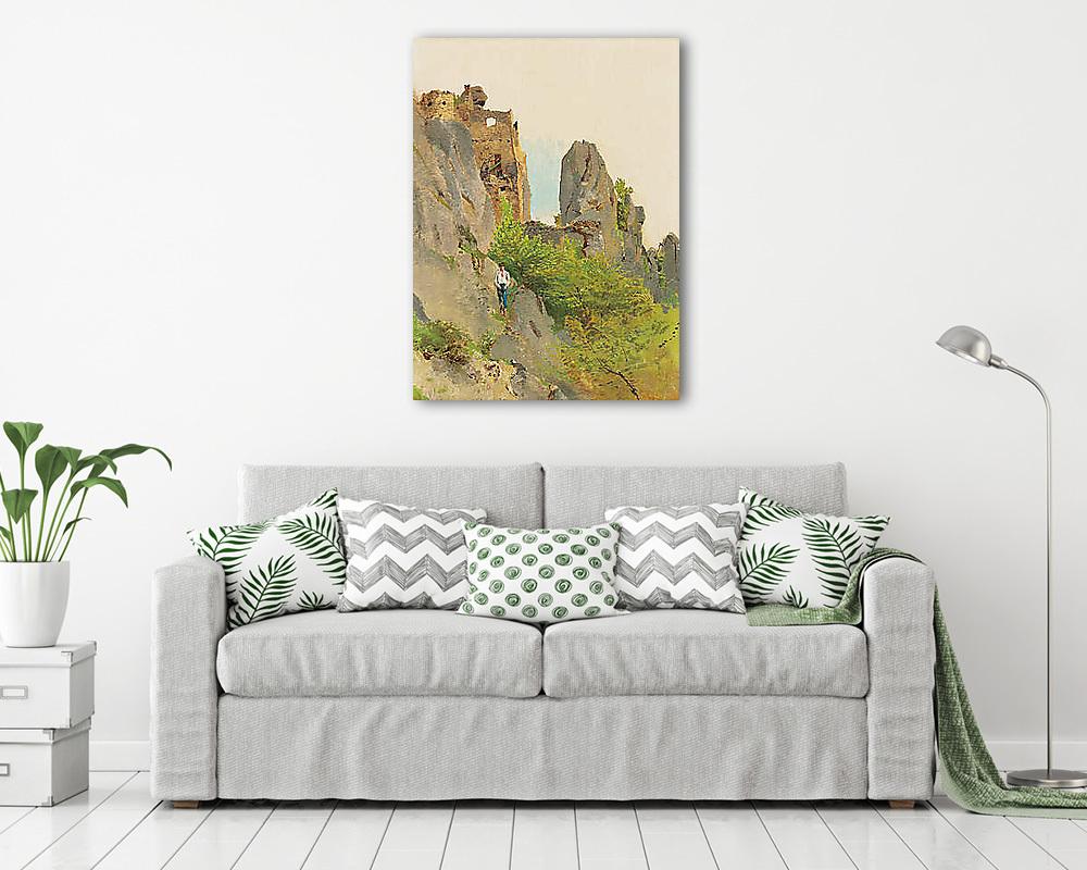 Szulyóváralja romjai - vászonkép, falikép vásárlás Szulyóváralja romjai (keretezett kép) - vászonkép, falikép otthonra és irodába