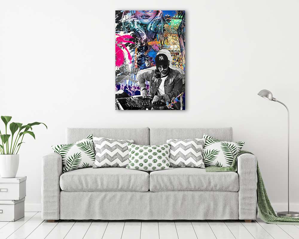 DJ (MenzArt) (fotótapéta) - vászonkép, falikép otthonra és irodába