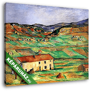 Gardanne környéke, 1885-1886 - vászonkép 3D látványterv