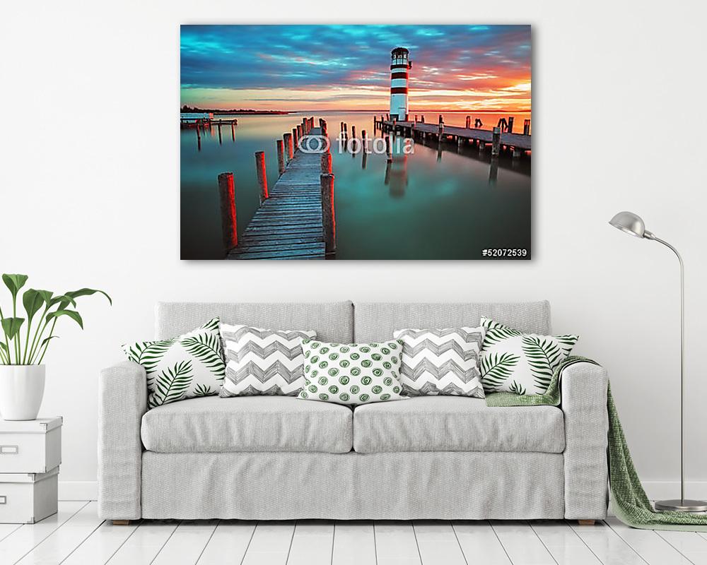 Világítótorony a Neusiedl-tónál - Ausztria - vászonkép, falikép vásárlás Világítótorony a Neusiedl-tónál - Ausztria (vászonkép) - vászonkép, falikép otthonra és irodába
