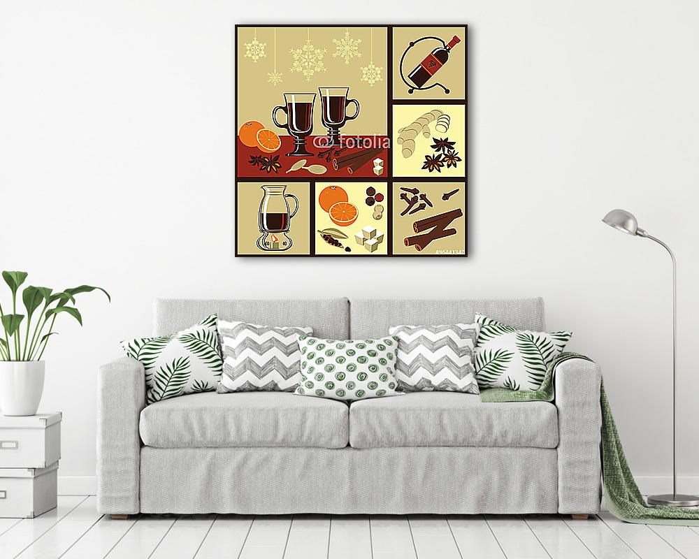 Összetevők forralt borhoz. - vászonkép, falikép vásárlás Összetevők forralt borhoz. (vászonkép) - vászonkép, falikép otthonra és irodába