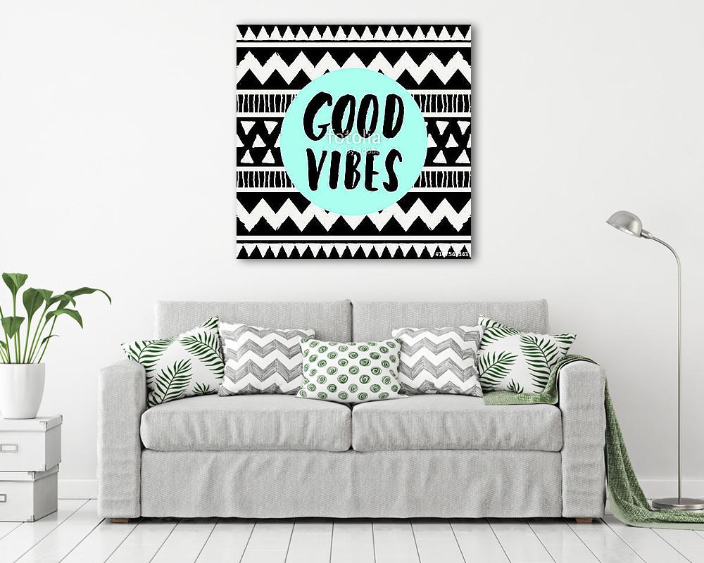 Good Vibes (bögre) - vászonkép, falikép otthonra és irodába