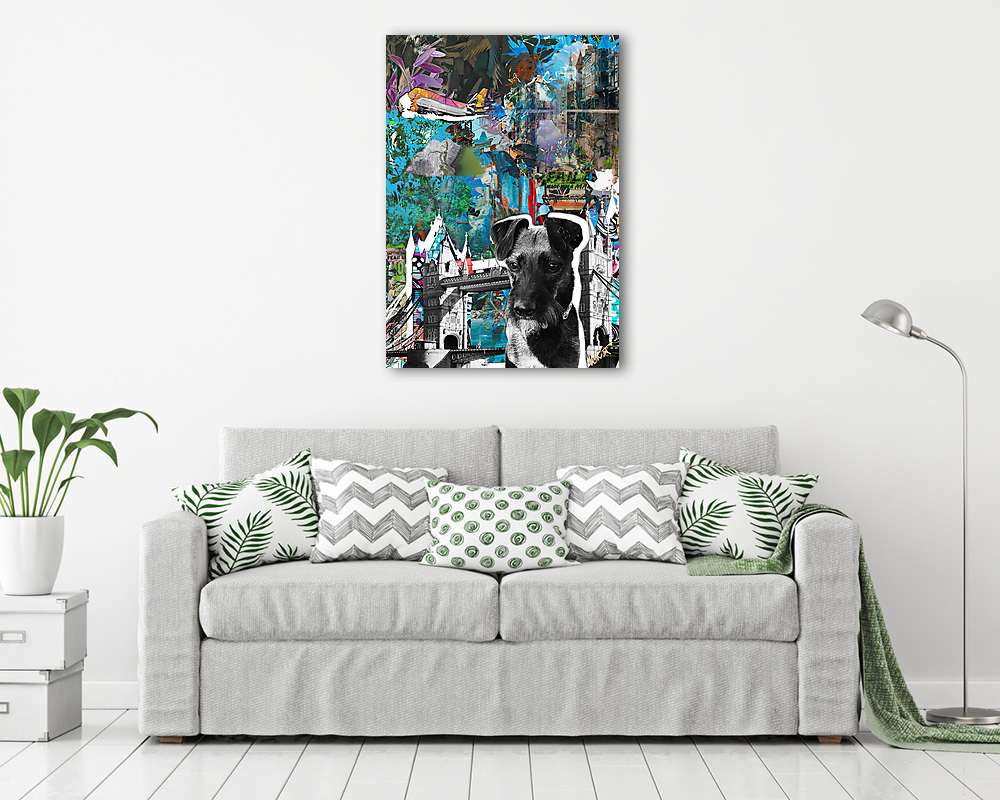 Dog (MenzArt) - vászonkép, falikép vásárlás Dog (MenzArt) (vászonkép) - vászonkép, falikép otthonra és irodába