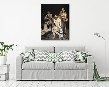 Jézust csúfolják a katonák (1864) - vászonkép, falikép otthonra és irodába