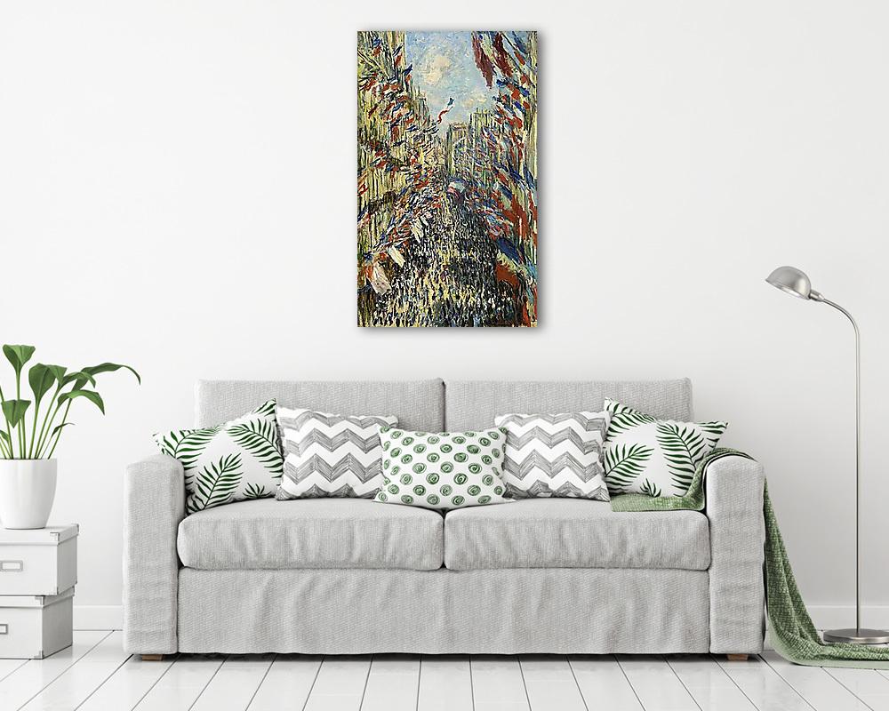 A Rue Montorgueil Párizsban az 1878. június 30-i ünnepségen - vászonkép, falikép vásárlás A Rue Montorgueil Párizsban az 1878. június 30-i ünnepségen (vászonkép) - vászonkép, falikép otthonra és irodába